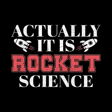 Artwork thumbnail, Actually It Is Rocket Science, Math Engineering Teacher by RedArtsDesign