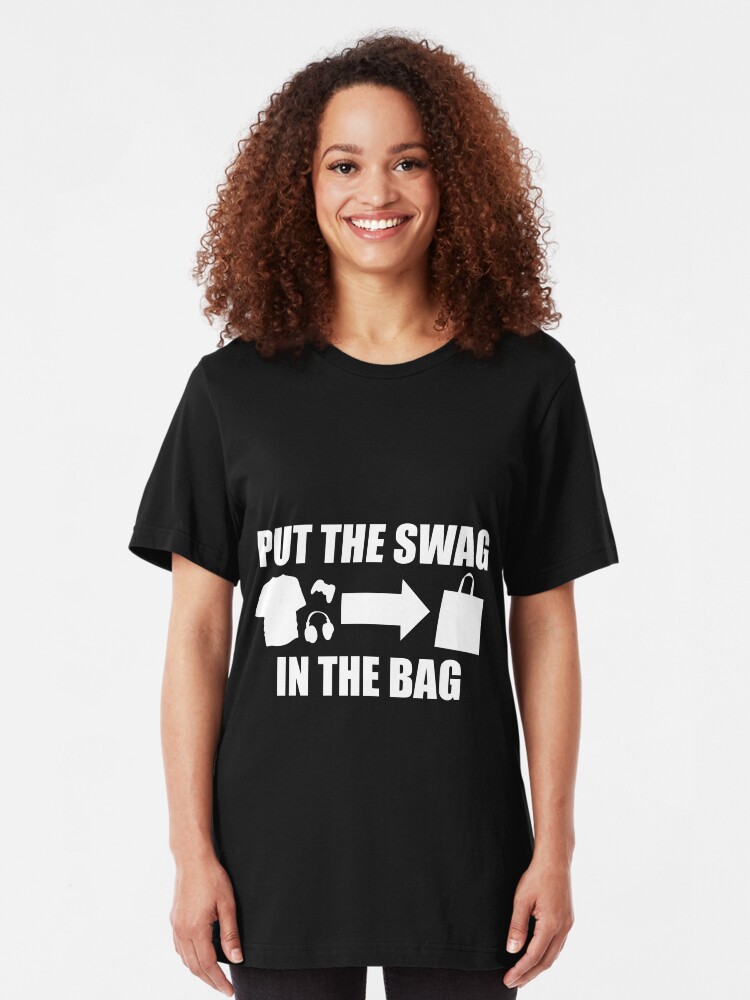 Alternate view of PUT THE SWAG IN THE BAG Slim Fit T-Shirt
