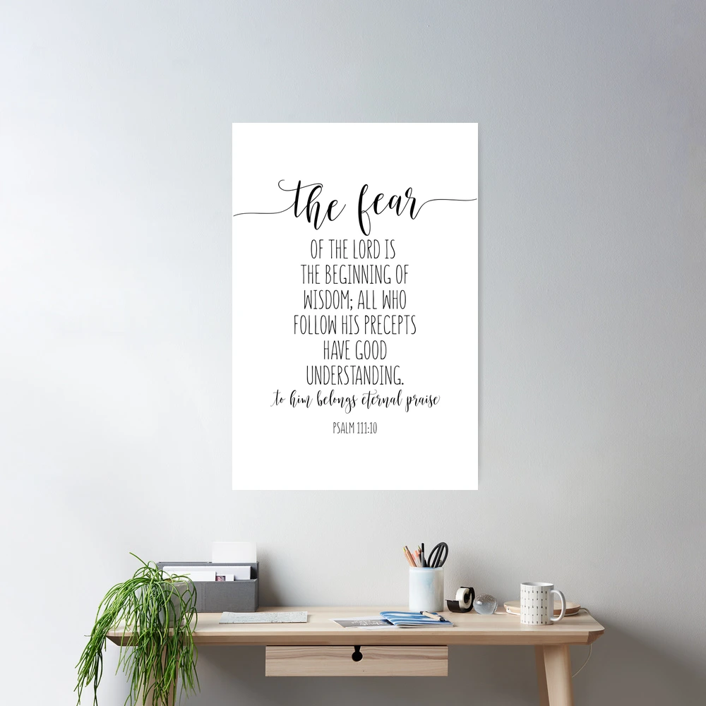 The Beginning of Wisdom {Acrylic Decor} The Beginning of Wisdom {Acrylic Decor}