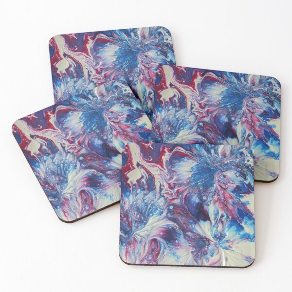 Item preview, Abstract acrylic liquid pouring painting designed and sold by Catrinann.