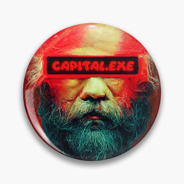 Item preview, Cyberpunk Karl Marx  designed and sold by Red-Menace.