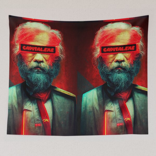 Item preview, Cyberpunk Karl Marx  designed and sold by Red-Menace.