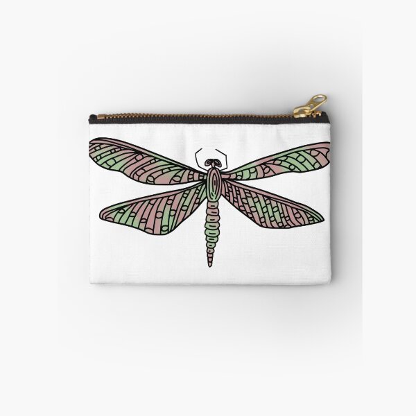 Item preview, Dragonfly Design with Pink and Green Earth Tones designed and sold by Ellora  Roy.