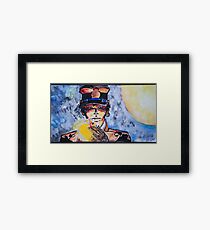 Corto Maltese with a cigar Framed Print