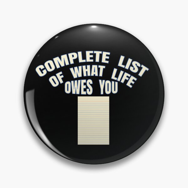 Item preview, LIST OF WHAT LIFE OWES YOU - BLANK SHEET OF PAPER designed and sold by carolina1.