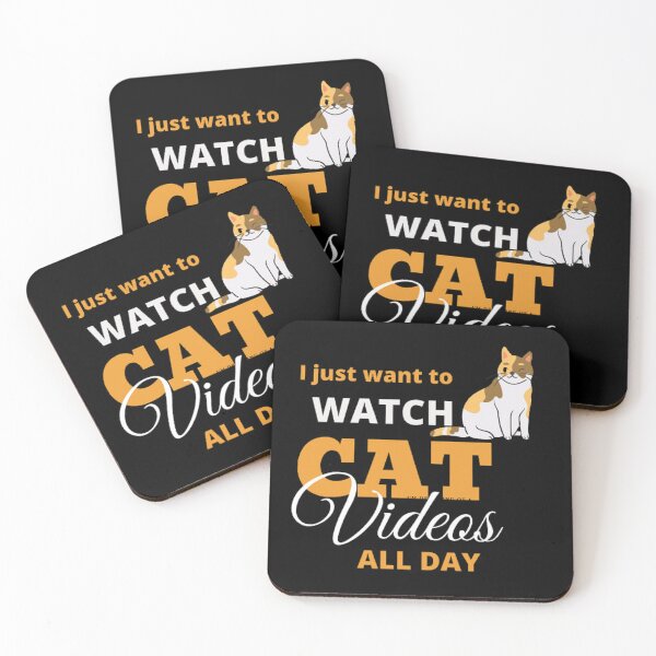 Item preview, I Just want to watch cat videos all day  designed and sold by rafiaarts.