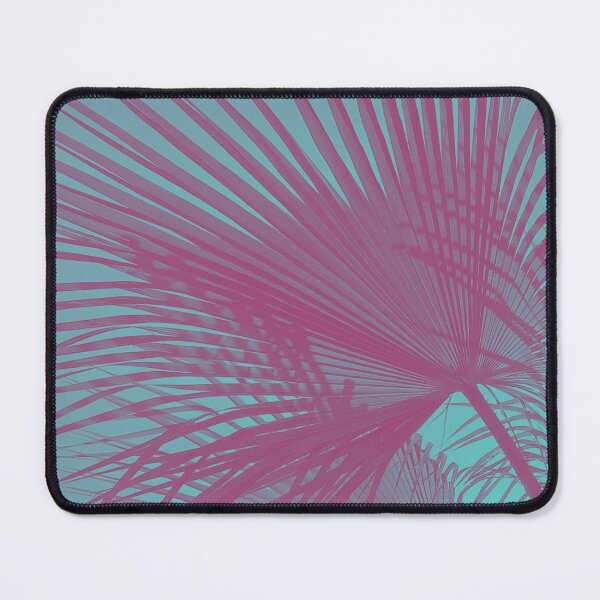 Item preview, Pink palm leaves against a turquoise sky designed and sold by Ninaeva.