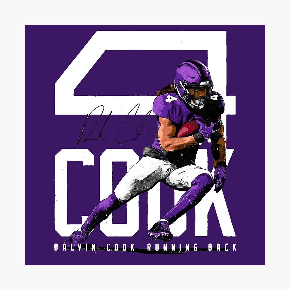 Dalvin Cook #33 Moves The Ball Art Board Print for Sale by