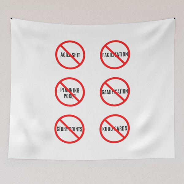 Item preview, Agile Forbidden Signs Set designed and sold by trendingatees.
