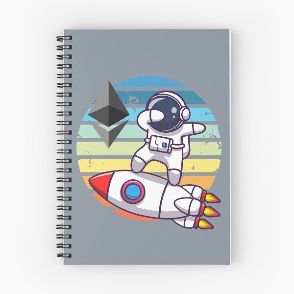 Item preview, Crypto astronaut - Ethereum to the moon designed and sold by Crypmetal.