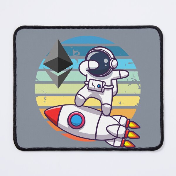 Item preview, Crypto astronaut - Ethereum to the moon designed and sold by Crypmetal.