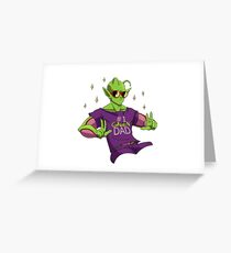 #1 Green Dad! DBZ, Piccolo Greeting Card