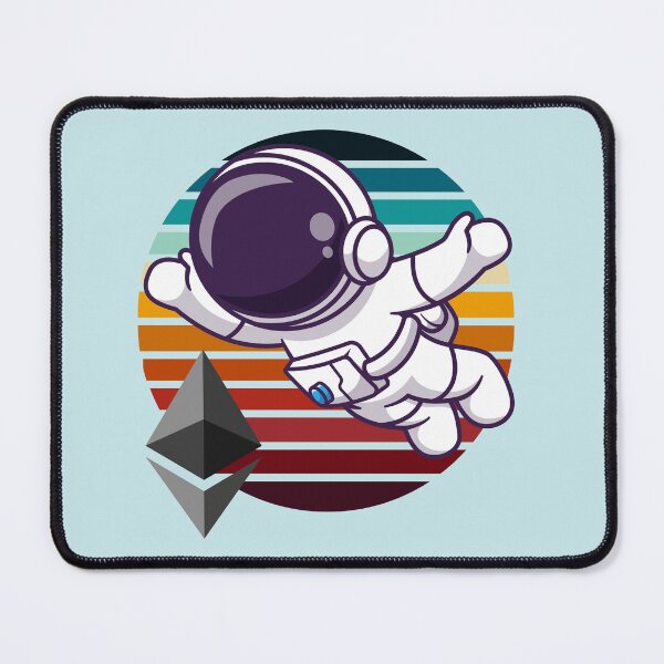 Item preview, Crypto astronaut - Ethereum to the moon designed and sold by Crypmetal.