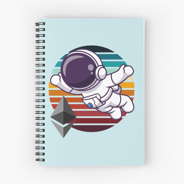 Item preview, Crypto astronaut - Ethereum to the moon designed and sold by Crypmetal.