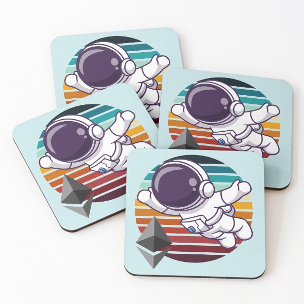 Item preview, Crypto astronaut - Ethereum to the moon designed and sold by Crypmetal.