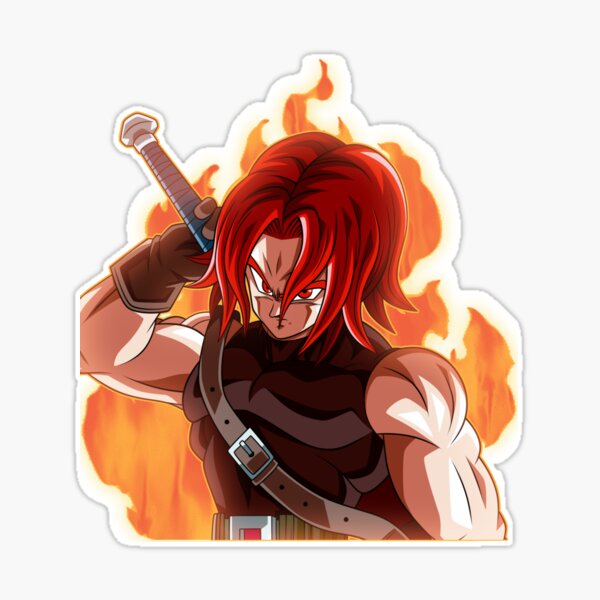 Super Saiyan God Trunks Sticker for Sale by GalacticSaz