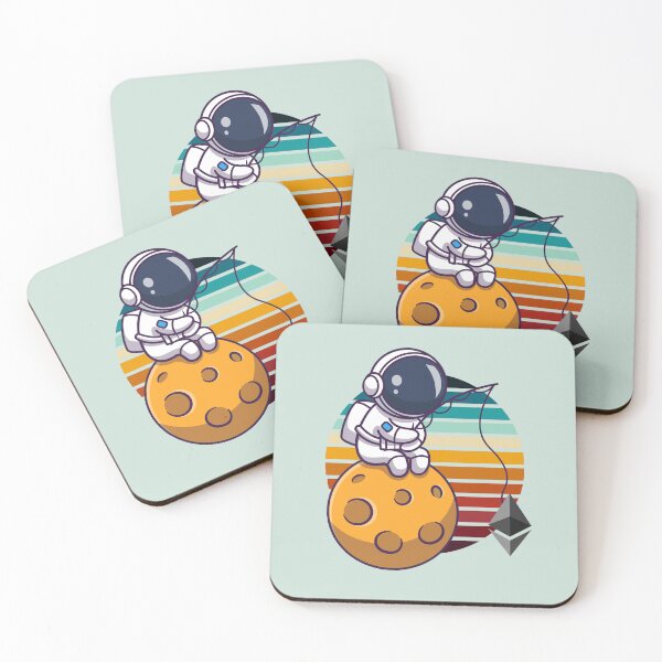 Item preview, Crypto astronaut - Ethereum to the moon designed and sold by Crypmetal.