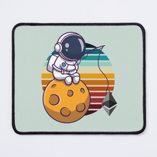 Item preview, Crypto astronauta - Ethereum a la luna designed and sold by Crypmetal.