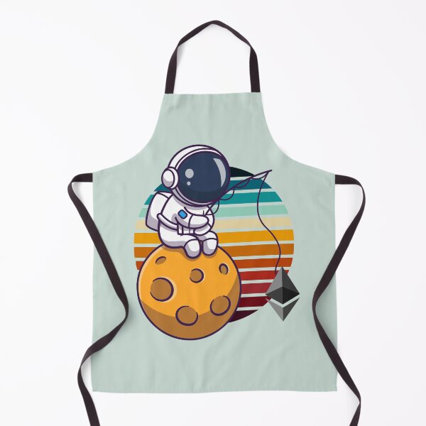 Item preview, Crypto astronaut - Ethereum to the moon designed and sold by Crypmetal.