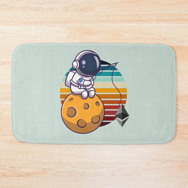 Item preview, Crypto astronaut - Ethereum to the moon designed and sold by Crypmetal.