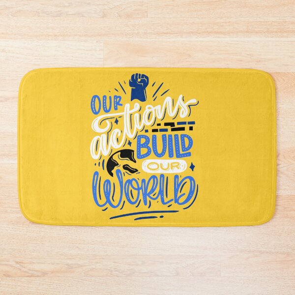 Item preview, Our Actions Build Our World(Motivational Quote) designed and sold by Jalib.