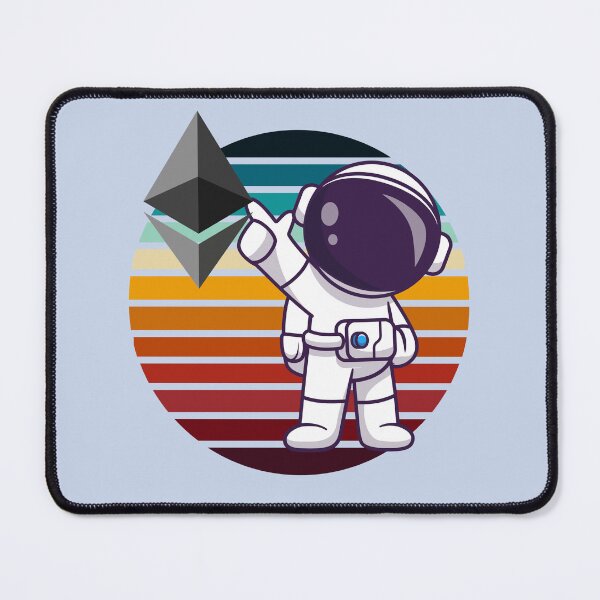 Item preview, Crypto astronaut - Ethereum to the moon designed and sold by Crypmetal.