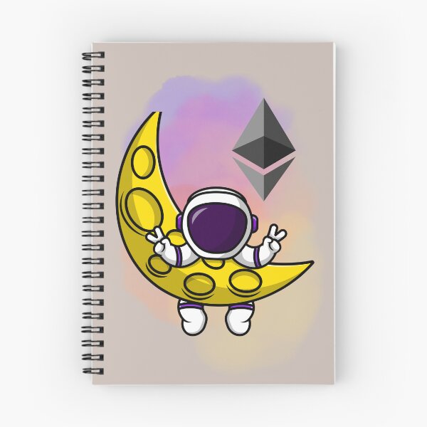 Item preview, Crypto astronaut - Ethereum to the moon designed and sold by Crypmetal.