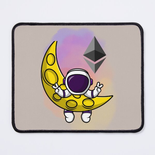 Item preview, Crypto astronaut - Ethereum to the moon designed and sold by Crypmetal.