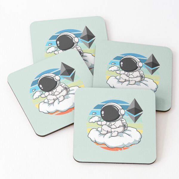 Item preview, Crypto astronaut - Ethereum to the moon designed and sold by Crypmetal.