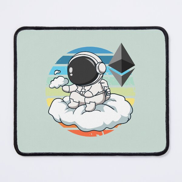 Item preview, Crypto astronaut - Ethereum to the moon designed and sold by Crypmetal.