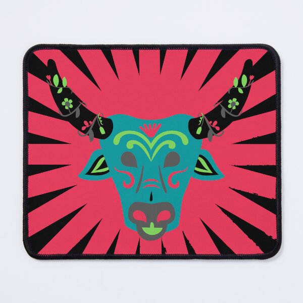 Item preview, Red ox illustration designed and sold by tee-centric.