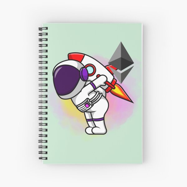 Item preview, Crypto astronaut - Ethereum to the moon designed and sold by Crypmetal.