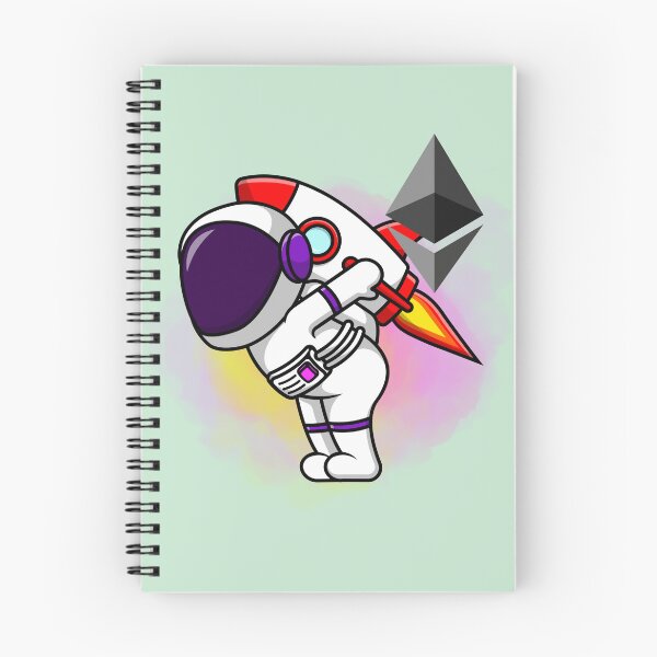 Item preview, Crypto astronaut - Ethereum to the moon designed and sold by Crypmetal.