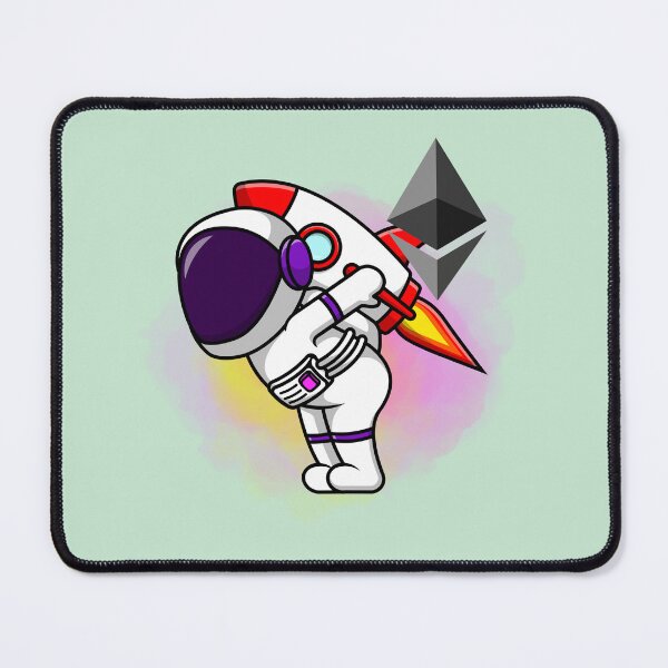 Item preview, Crypto astronaut - Ethereum to the moon designed and sold by Crypmetal.