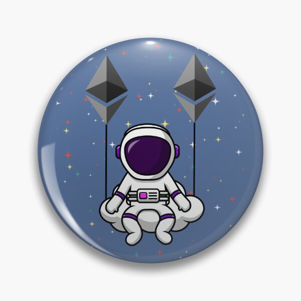 Item preview, Crypto astronaut - Ethereum to the moon designed and sold by Crypmetal.