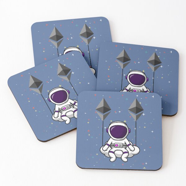 Item preview, Crypto astronaut - Ethereum to the moon designed and sold by Crypmetal.