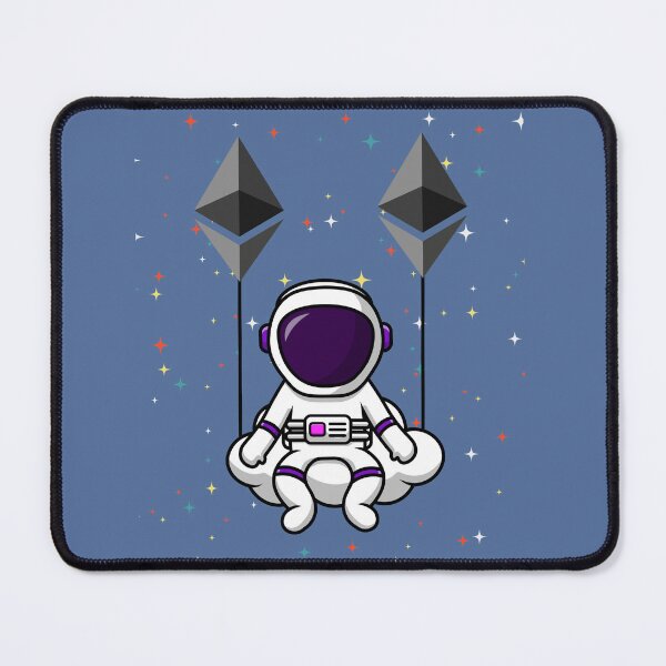 Item preview, Crypto astronaut - Ethereum to the moon designed and sold by Crypmetal.