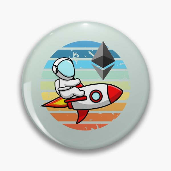 Item preview, Crypto astronaut - Ethereum to the moon designed and sold by Crypmetal.