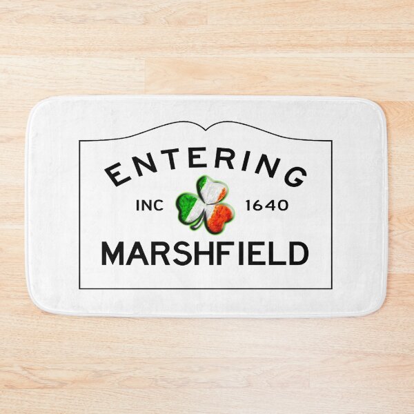 Item preview, Entering Marshfield Massachusetts - Road Sign  designed and sold by SouthShorePics.