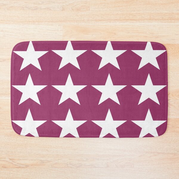 Item preview, Large WHITE and MAROON Red STARS  designed and sold by RachelMacht.