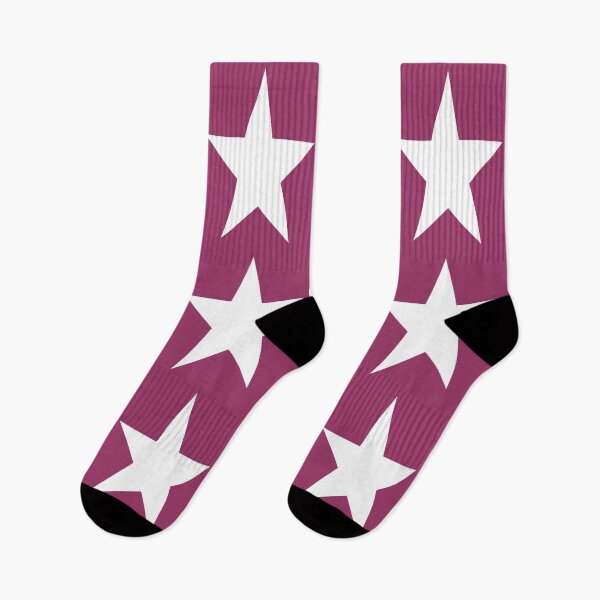 Item preview, Large WHITE and MAROON Red STARS  designed and sold by RachelMacht.
