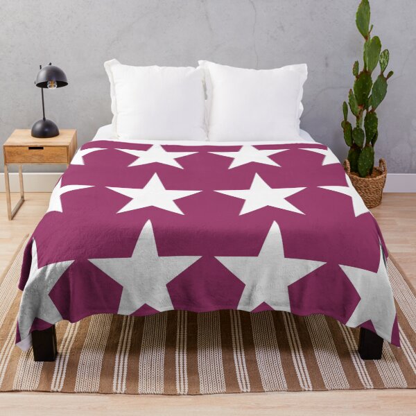 Item preview, Large WHITE and MAROON Red STARS designed and sold by RachelMacht.