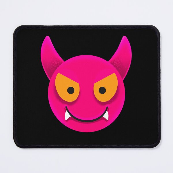 Item preview, Devil emoji smiling face designed and sold by nickardi.