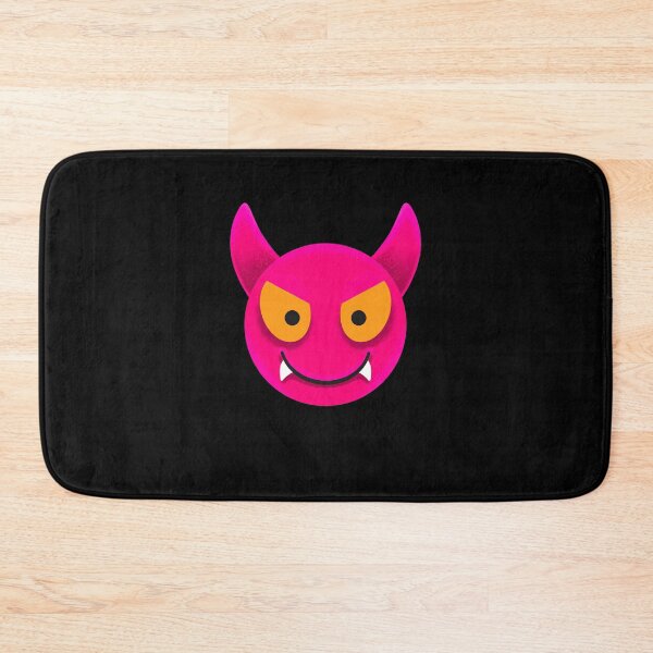 Item preview, Devil emoji smiling face designed and sold by nickardi.
