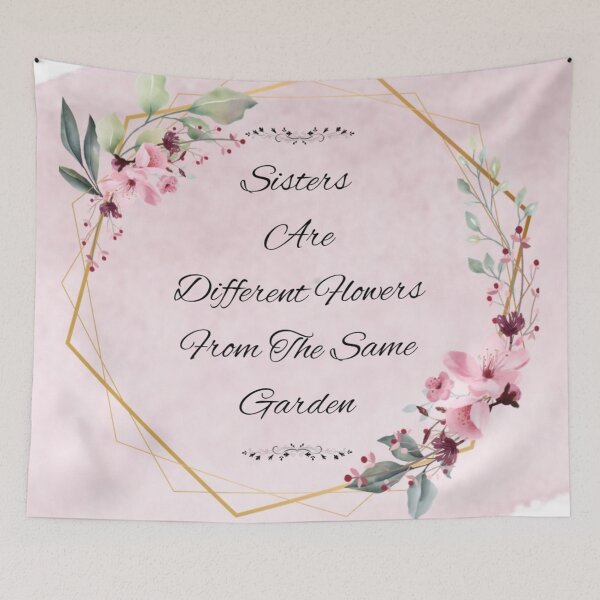 Item preview, Sisters Day|Sibling Love|Frendship Day|Funny Sisters Day Quote designed and sold by The Glasses Girl.