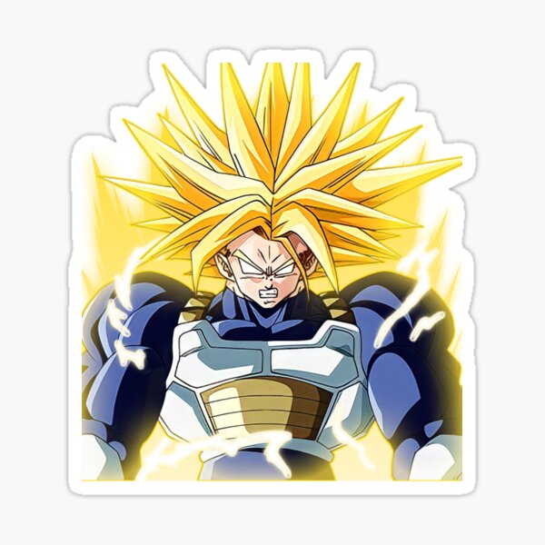 Future Trunks Imperfect Cell Saga Dragon Ball Super - Dragon Ball Gt Kid Goku  Pan Trunks - Sticker