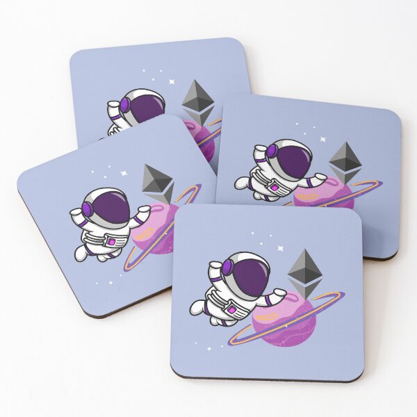 Item preview, Crypto astronaut - Ethereum to the moon designed and sold by Crypmetal.