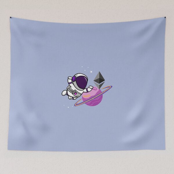 Item preview, Crypto astronaut - Ethereum to the moon designed and sold by Crypmetal.