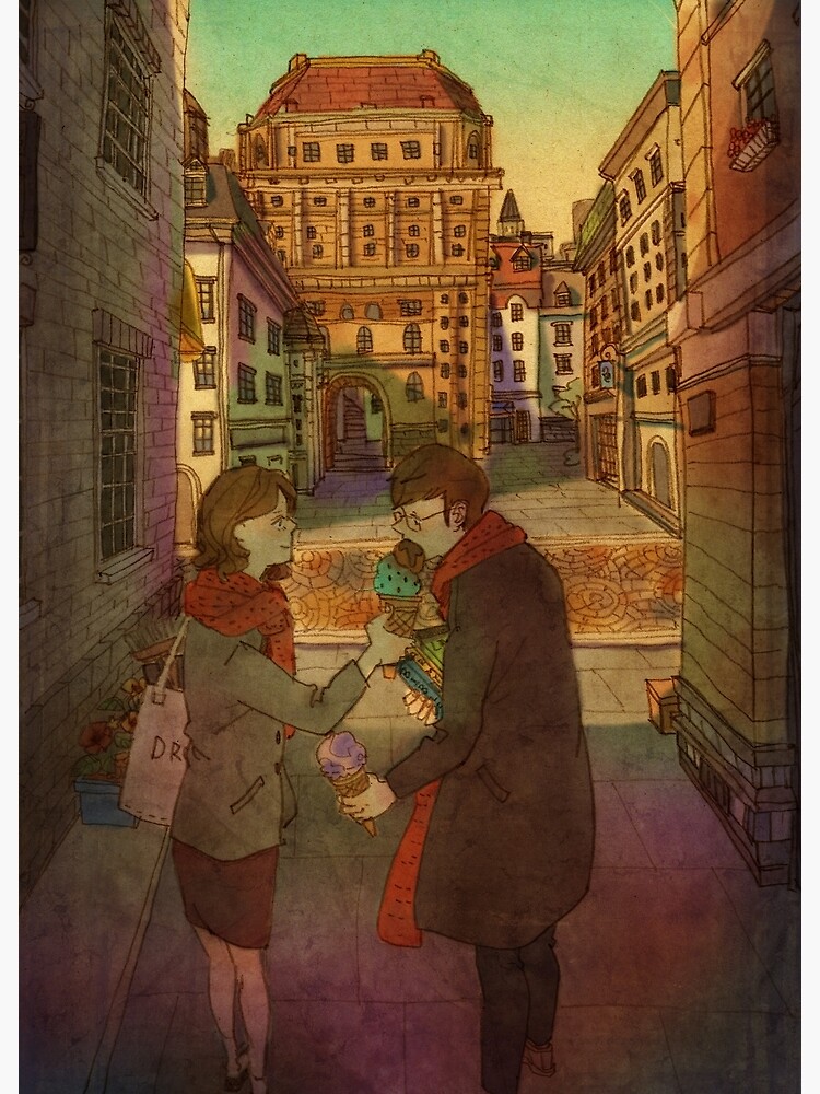 Ice cream in winter by puuung1