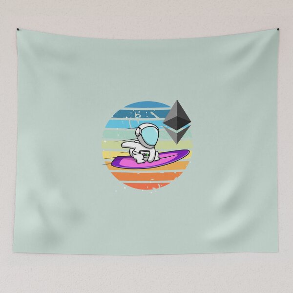 Item preview, Crypto astronaut - Ethereum to the moon designed and sold by Crypmetal.